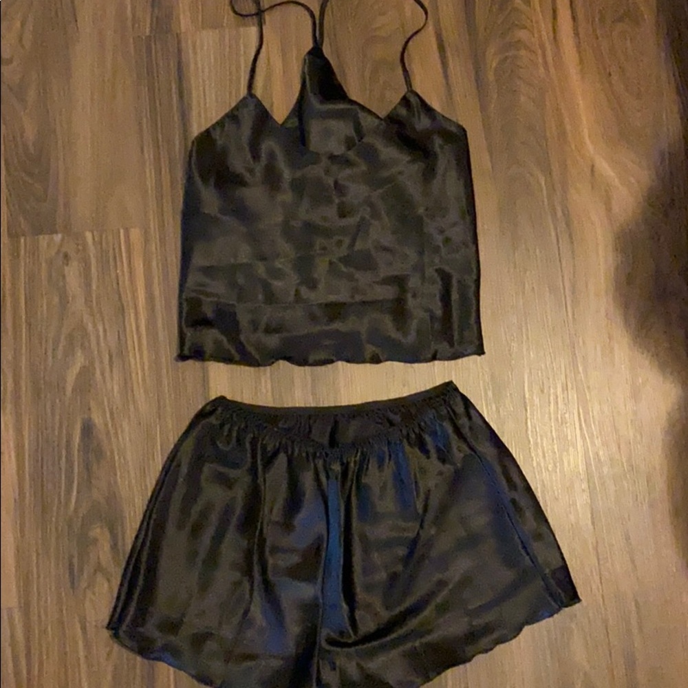 SHEIN silk pj set